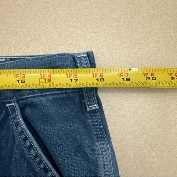 Carhartt Carpenter Jeans Mens 36x30 Blue Original Dungaree Fit Straight B13 DST - Picture 10 of 12